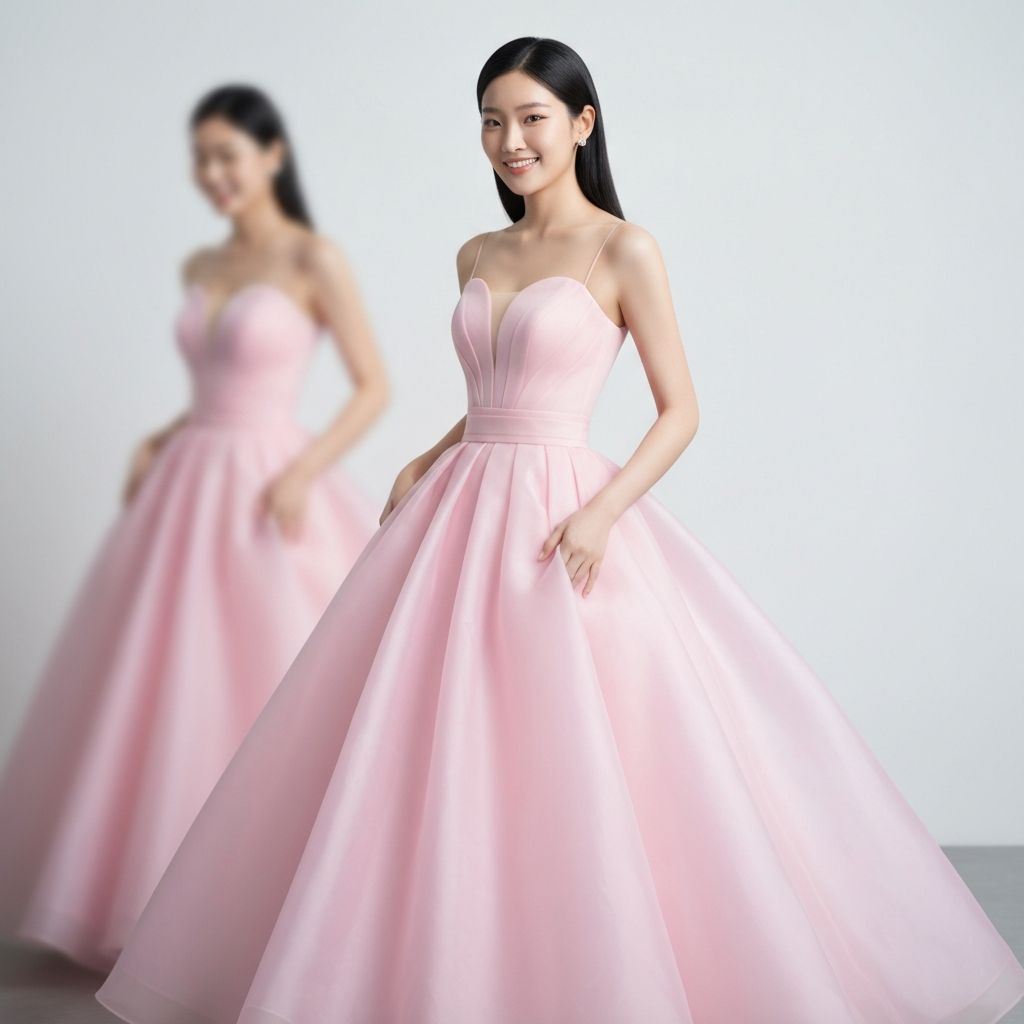 Peony Organza Gown